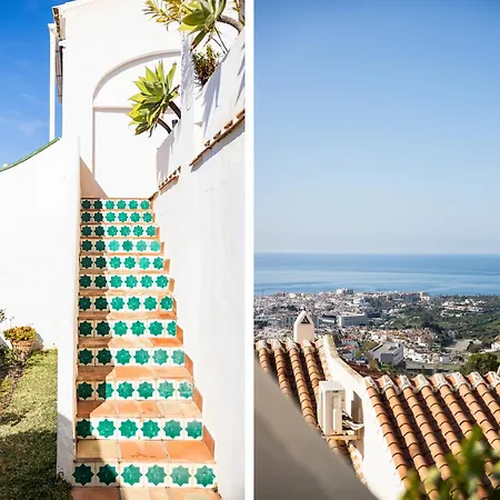 With Sea Views, Terrace & Pool, Apartament Nerja
